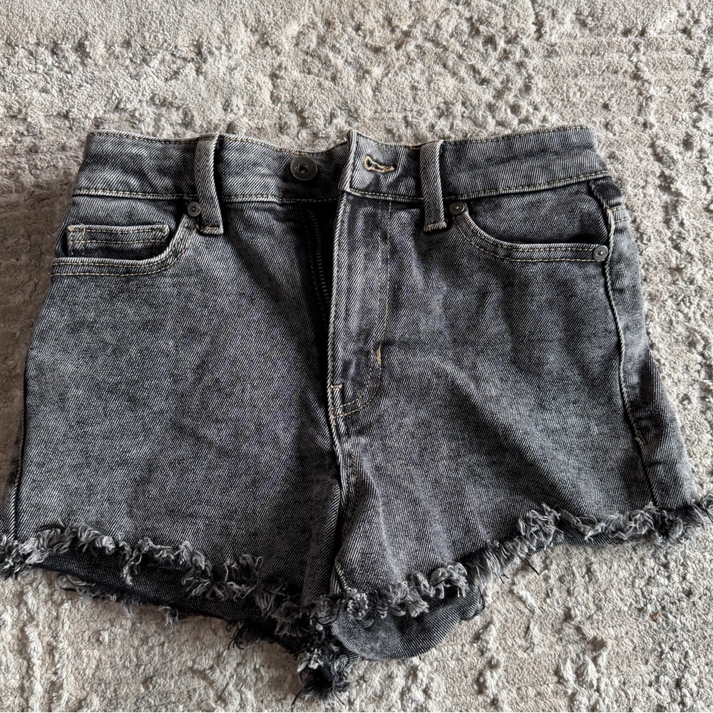Kendall & Kylie Charcoal Jean Shorts
